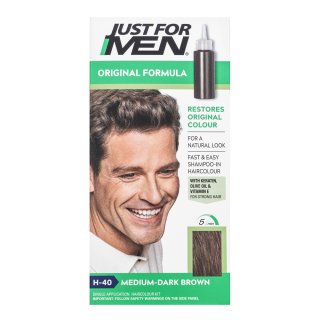 Just For Men Shampoo-in Haircolour farebný šampon pre mužov H40 Medium Dark Brown 66 ml