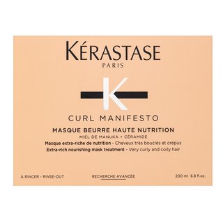 Kérastase Curl Manifesto Masque Beurre Haute Nutrition Vyživujúca Maska Pre Vlnité A Kučeravé Vlasy 200 Ml