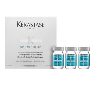 Kérastase Specifique Cure Apaisante Anti-Inconforts štvortýždňová intenzívna kúra pre podráždenú pokožku hlavy 12 x 6 ml