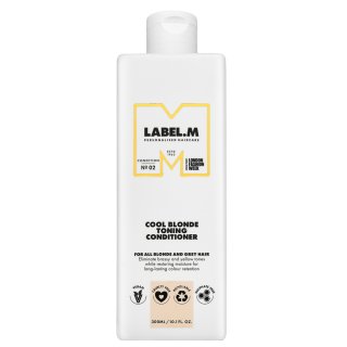 Label.M Cool Blonde Toning Conditioner Tónovací Kondicionér Pre Platinovo Blond A šedivé Vlasy 300 Ml