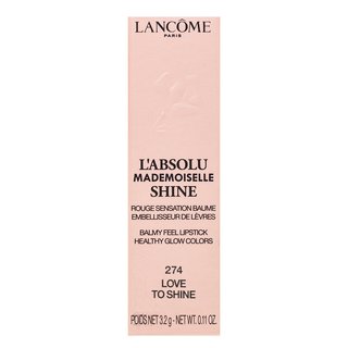 Lancome L'ABSOLU Mademoiselle Shine 274 Love To Shine Rúž S Hydratačným účinkom 3,2 G