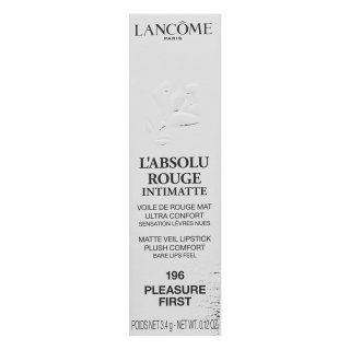 Lancome L'ABSOLU ROUGE Intimatte 196 Pleasure First Rúž So Zmatňujúcim účinkom 3,4 G