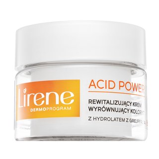 Lirene Acid Power Revitalizing Face Cream Pleťový Krém Pre Zjednotenie Farebného Tónu Pleti 50 Ml