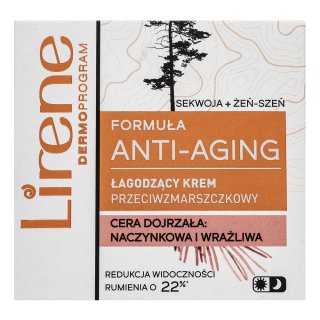 Lirene Formula Anti-Aging Soothing Cream Sequoia & Ginseng Omladzujúci Pleťový Krém Pre Upokojenie Pleti 50 Ml