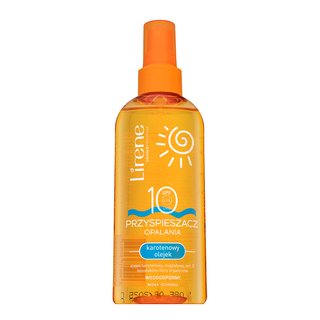 Lirene Sun Carotene Oil Tan Accelerator SPF10 opaľovací olej na tvár a telo 150 ml