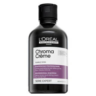Profesionálny fialový šampón neutralizujúci žlté tóny Serie Expert Chroma Crème (Purple Dyes Shampoo) 300 ml