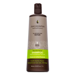 Macadamia Professional Ultra Rich Repair Shampoo Vyživujúci šampón Pre Poškodené Vlasy 1000 Ml