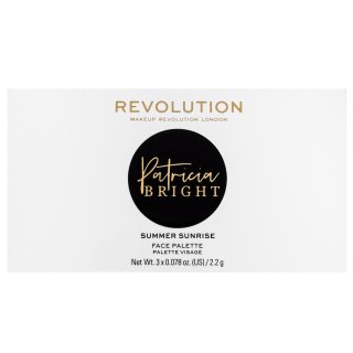 Makeup Revolution Patricia Bright Face Palette - You Are Gold Multifunkčná Paleta 22 G