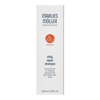 Marlies Möller Softness Daily Repair Shampoo Vyživujúci šampón Pre Poškodené Vlasy 200 Ml