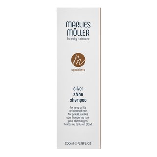 Marlies Möller Specialists Silver Shine Shampoo Vyživujúci šampón Pre Platinovo Blond A šedivé Vlasy 200 Ml