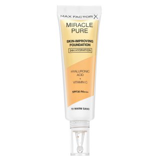 Max Factor Miracle Pure Skin dlhotrvajúci make-up SPF 30 odtieň 70 Warm Sand 30 ml