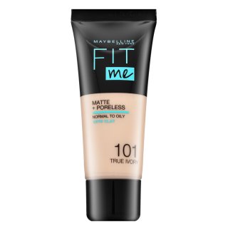 MAYBELLINE NEW YORK Fit Me! Matte+Poreless zmatňujúci make-up pre normálnu až mastnú pleť odtieň 101 True Ivory 30 ml kúpite na Brasty.sk