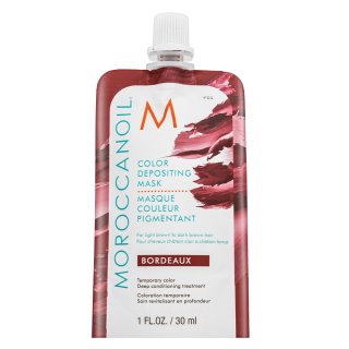 Moroccanoil Color Depositing jemná vyživujúca maska bez permanentných farebných pigmentov Bordeaux 30 ml