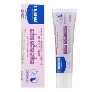 Mustela Bébé Change Cream 1 2 3 Ošetrujúci Krém Proti Zapareninám Pre Deti 100 Ml