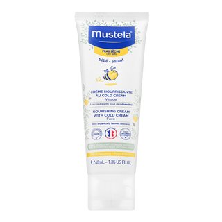 Detský vyživujúci krém na tvár so včelím voskom pre suchú pleť (Nourishing Face Cream with Cold Cream) 40 ml