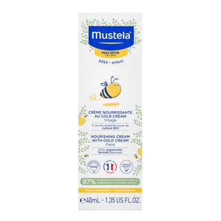 Mustela Bébé Nourishing Cream With Cold Cream Telový Krém Pre Deti 40 Ml
