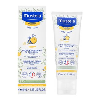 Mustela Bébé Nourishing Cream With Cold Cream Telový Krém Pre Deti 40 Ml