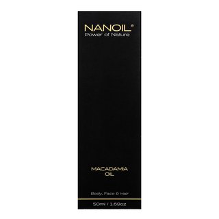 Nanoil Macadamia Oil Olej Pre Všetky Typy Vlasov 50 Ml