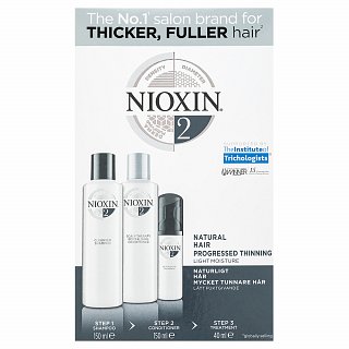 Nioxin System 2 Trial Kit Sada Proti Vypadávaniu Vlasov 150 Ml + 150 Ml + 40 Ml