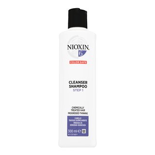 Nioxin System 6 Cleanser Shampoo čistiaci šampón Pre Chemicky Ošetrené Vlasy 300 Ml