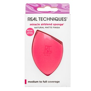Real Techniques Berry Pop precízna hubka na make-up s matným efektom 1 ks