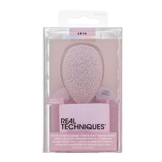 Real Techniques Cleansing Sponge & Sponge Keeper čistiaca Hubka Pre Všetky Typy Pleti