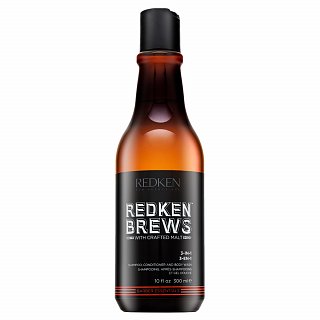 Redken Brews 3 v 1 šampón, kondicionér a sprchový gél 300 ml