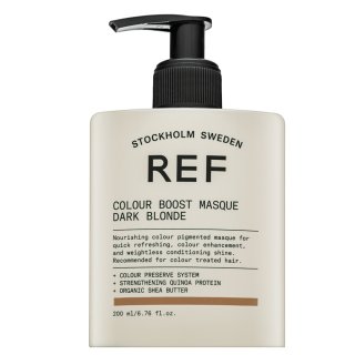 REF Colour Boost Masque jemná vyživujúca maska bez permanentných farebných pigmentov Dark Blonde 200 ml