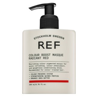 REF Colour Boost Masque jemná vyživujúca maska bez permanentných farebných pigmentov RADIANT RED 200 ml