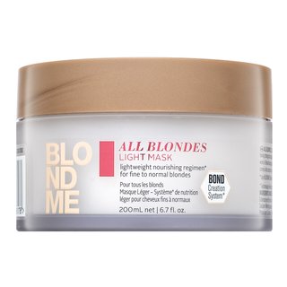 Ľahká vyživujúca maska pre jemné a normálne blond vlasy All Blondes (Light Mask) 200 ml