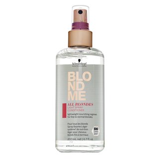 Ľahký bezoplachový kondicionér v spreji pre jemné a normálne blond vlasy BLONDME All Blondes (Light Spray Conditioner) 200 ml