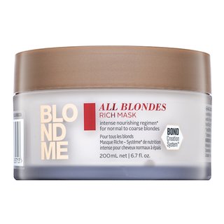 Vyživujúci maska pre normálnu a silné blond vlasy All Blonde s (Rich Mask) 200 ml