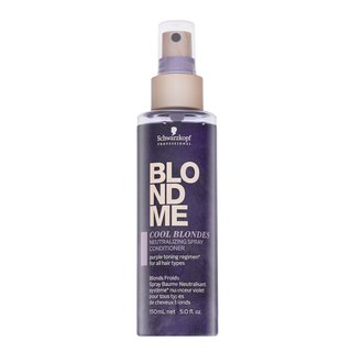 Schwarzkopf Professional Blondme Cool Blondes bezoplachový kondicionér v spreji neutralizujúci žlté tóny 150 ml