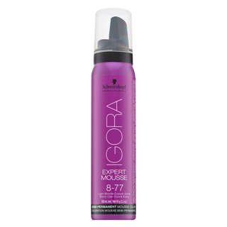 Schwarzkopf Professional IGORA Expert Mousse farbiaca pena na vlasy odtieň 8-77 Light Blonde Copper Extra 100 ml