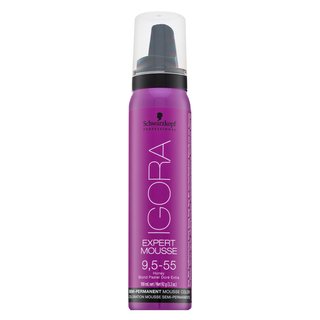 Schwarzkopf Professional IGORA Expert Mousse farbiaca pena na vlasy odtieň 9,5-55 Honey 100 ml
