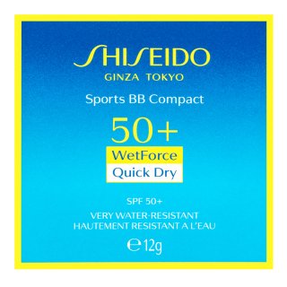 Shiseido Sports BB Compact SPF50 Very Dark Púder Pre Zjednotenie Farebného Tónu Pleti 12 G