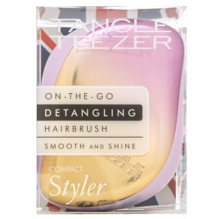Tangle Teezer Compact Styler Lilac-Yellow Kefa Na Vlasy Pre ľahké Rozčesávanie Vlasov