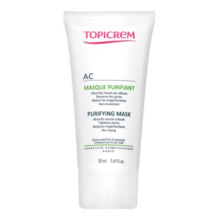 Topicrem AC Purifying Mask hĺbkovo čistiaca maska pre mastnú a zmiešanú pleť 50 ml