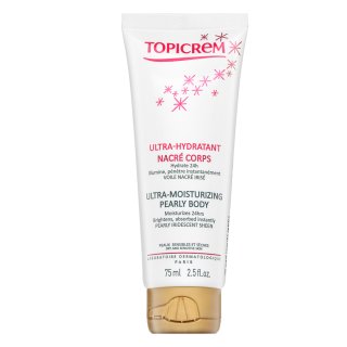 Topicrem UH BODY Ultra-Moisturizing Pearly Body telové mlieko na citlivú pokožku s perleťovým leskom 75 ml