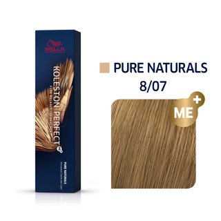 Wella Professionals Koleston Perfect ME+ Pure Naturals permanentná farba na vlasy odtieň 8/07 60 ml kúpite na Brasty.sk