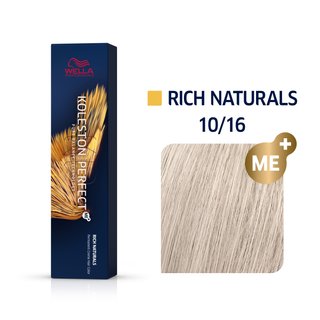 Wella Professionals Koleston Perfect ME+ Rich Naturals permanentná farba na vlasy odtieň 10/16 60 ml