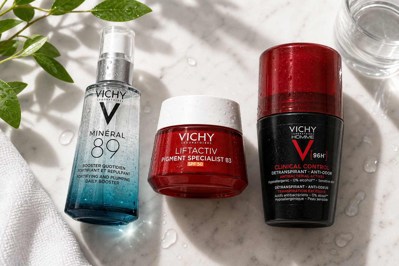 Kozmetika Vichy: prehľad línií od Minéral 89 po antiperspiranty